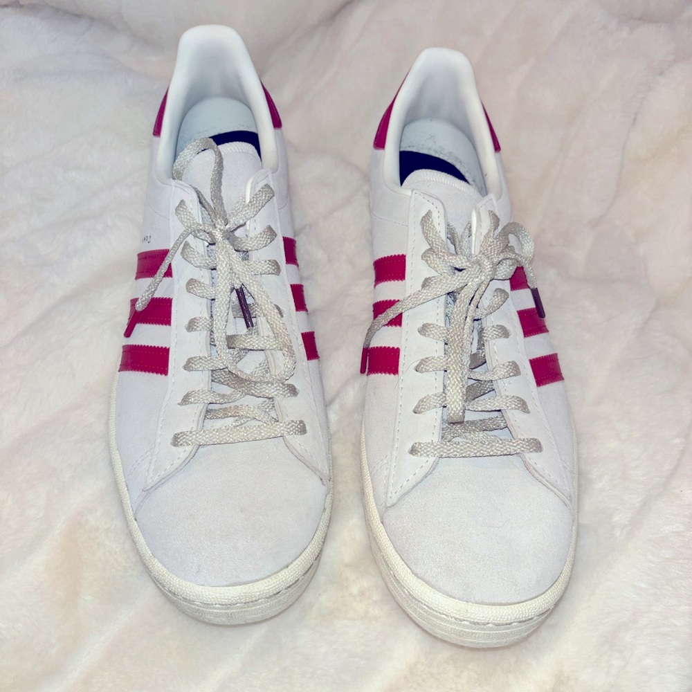 Adidas Originals Campus 80s Low Men’s Casual Shoes White Red GY4580